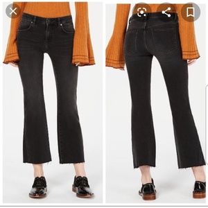 Free People Raw Crop Leg Jeans